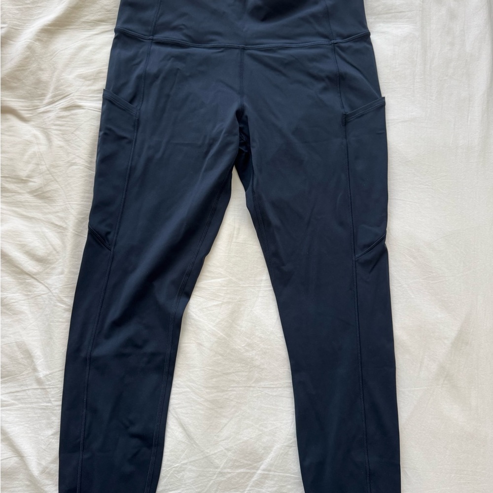 Lululemon Fast Free 7/8 25inch Navy Blue